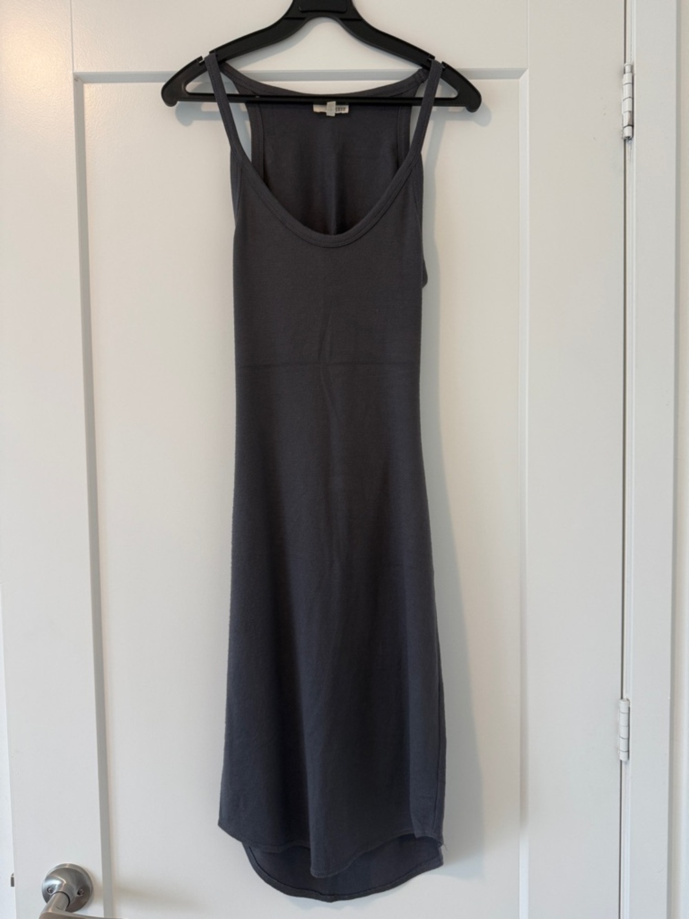 Aritzia Wilfred Free Yasmin Dress dark grey
